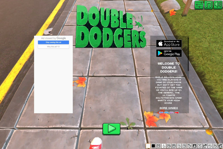 これぞ究極のマルチタスク！？前代未聞の「歩きスマホ」シミュレータ『Double Dodgers』