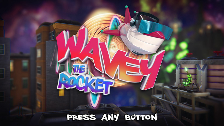 サイン・ウェーブの波に乗れ！新感覚波乗りアクション『Wavey The Rocket』