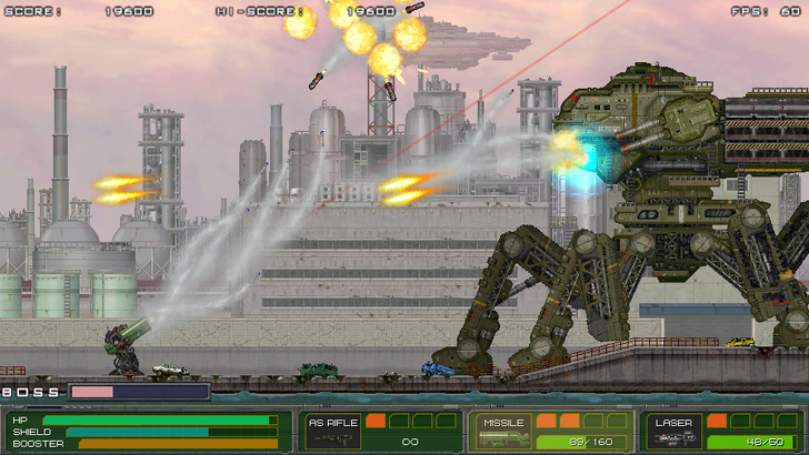 超重量級アクション『MECHBLAZE』体験版公開、RPG『Cresteaju