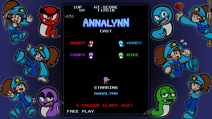 1980年代が脳裏を過ぎる、ハイブリッドでカワイイ”デジャヴ”満載のアーケードアクション『Annalynn』